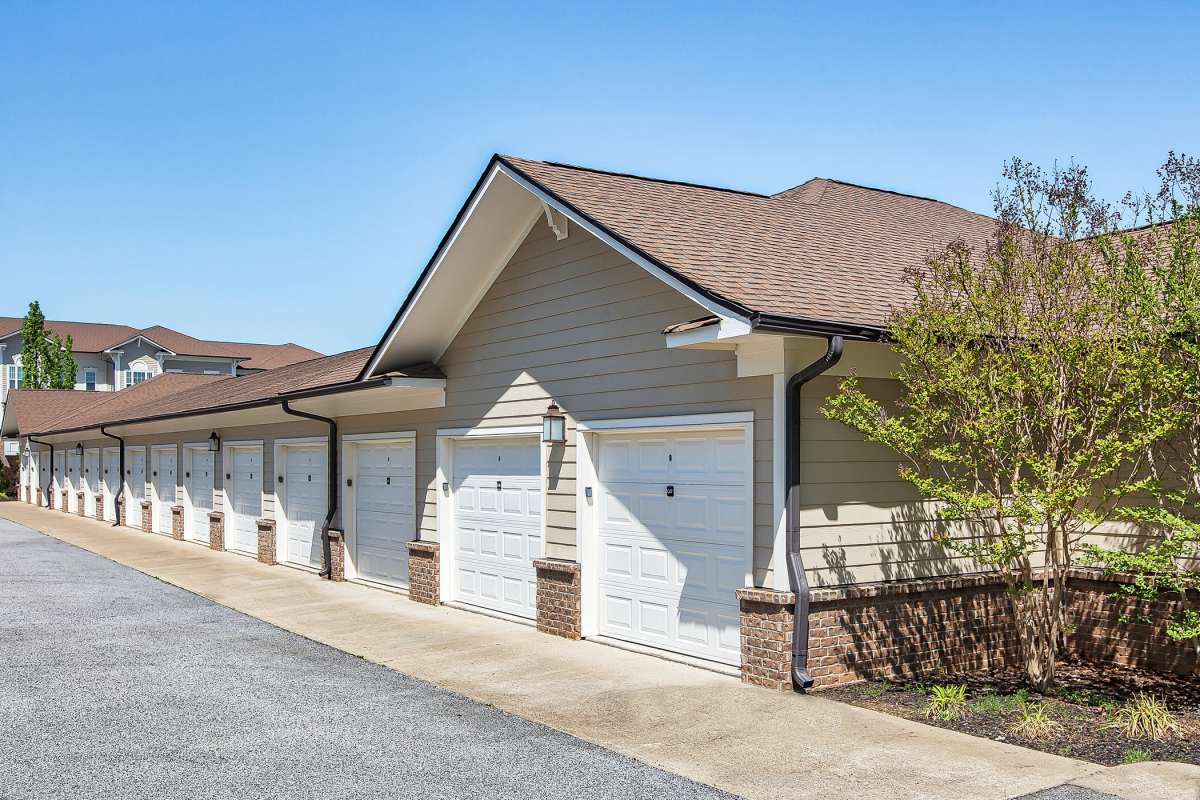Garages available at Renaissance at Peacher's Mill in Clarksville, Tennessee