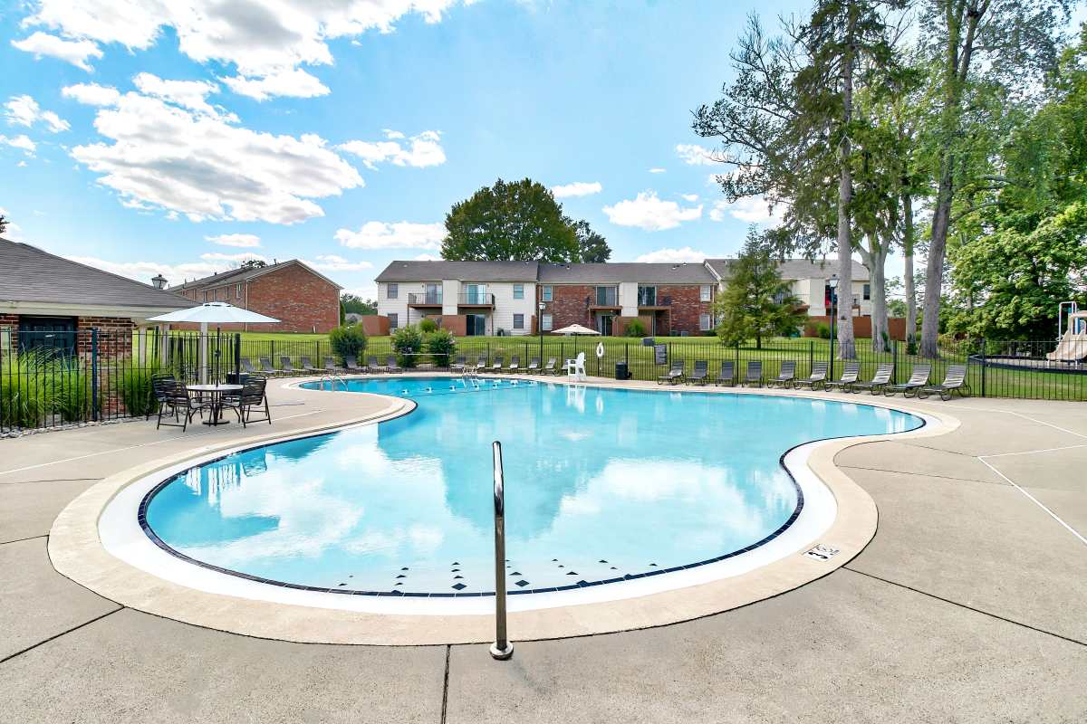Refreshing community swimming pool at Charlestown of Douglass Hills in Louisville, Kentucky