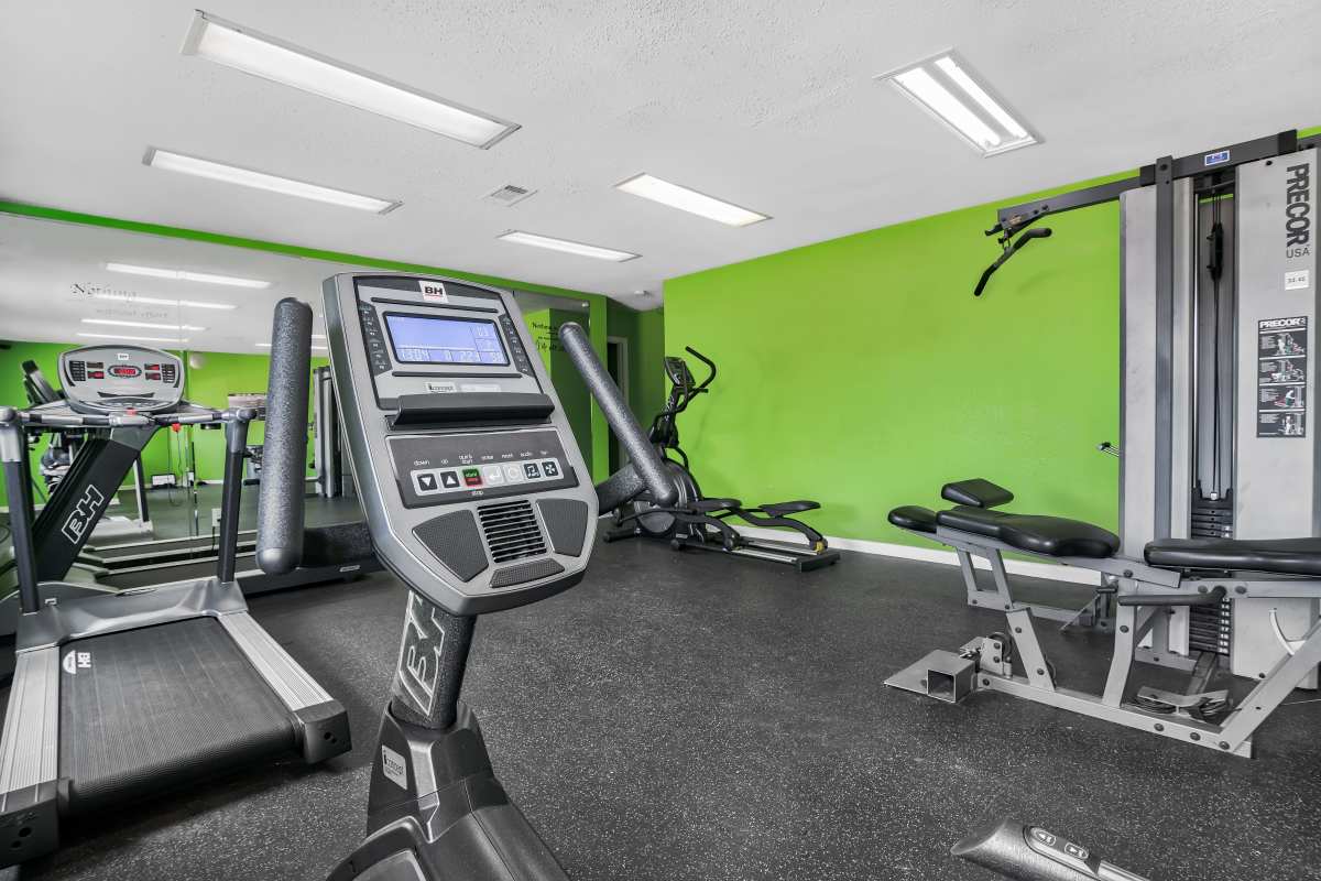 Fitness center at Sherwood Acres in Baton Rouge, Louisiana