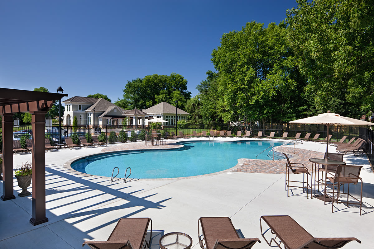 Swimming pool at Lakeshore at Hampton Center in Hampton, Virginia