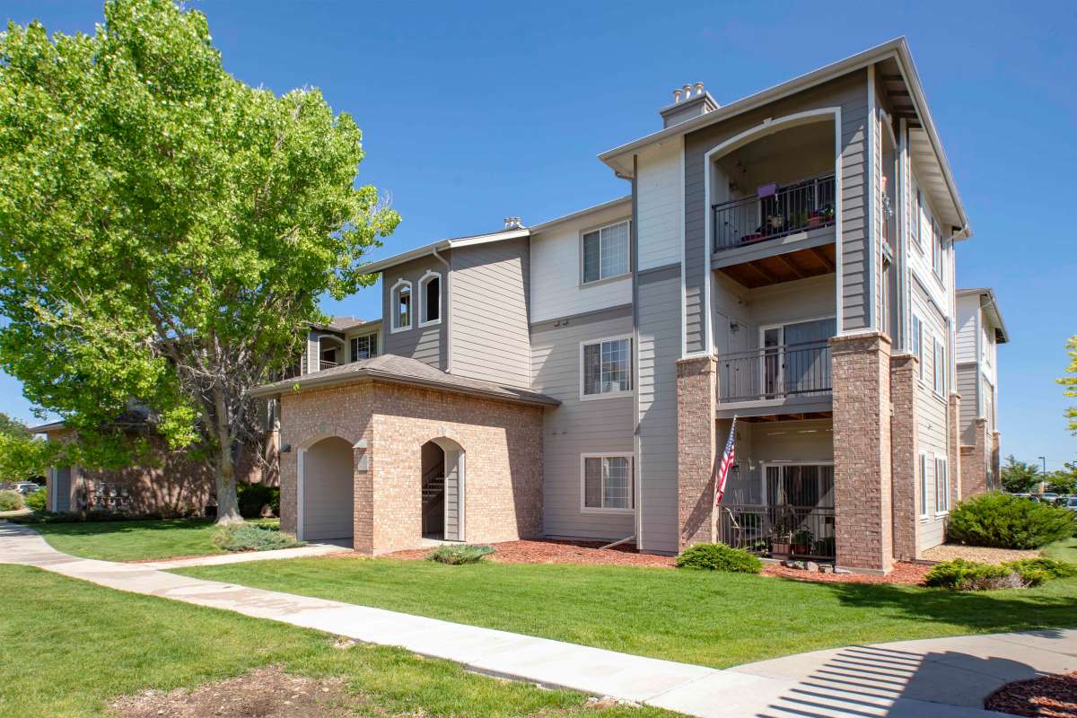 Clubhouse with stylish furniture at Cherrywood Village Apartments, Parker, Colorado