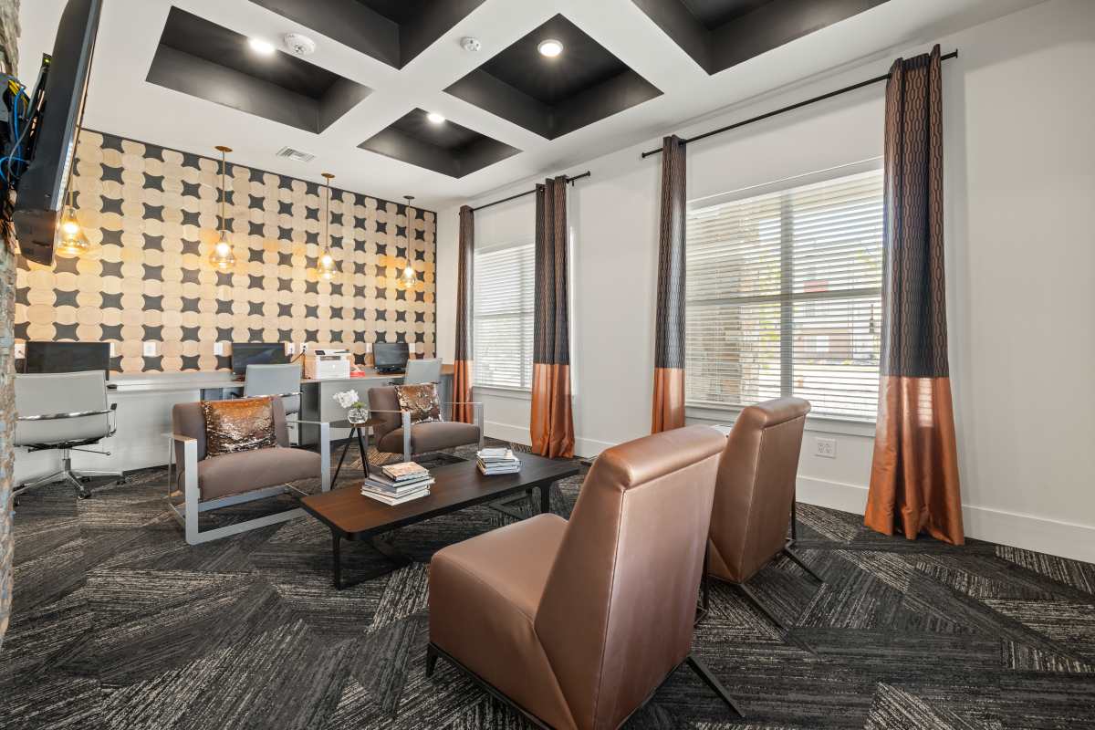 High Ceiling lobby at Caliber at Flatirons in Broomfield, Colorado
