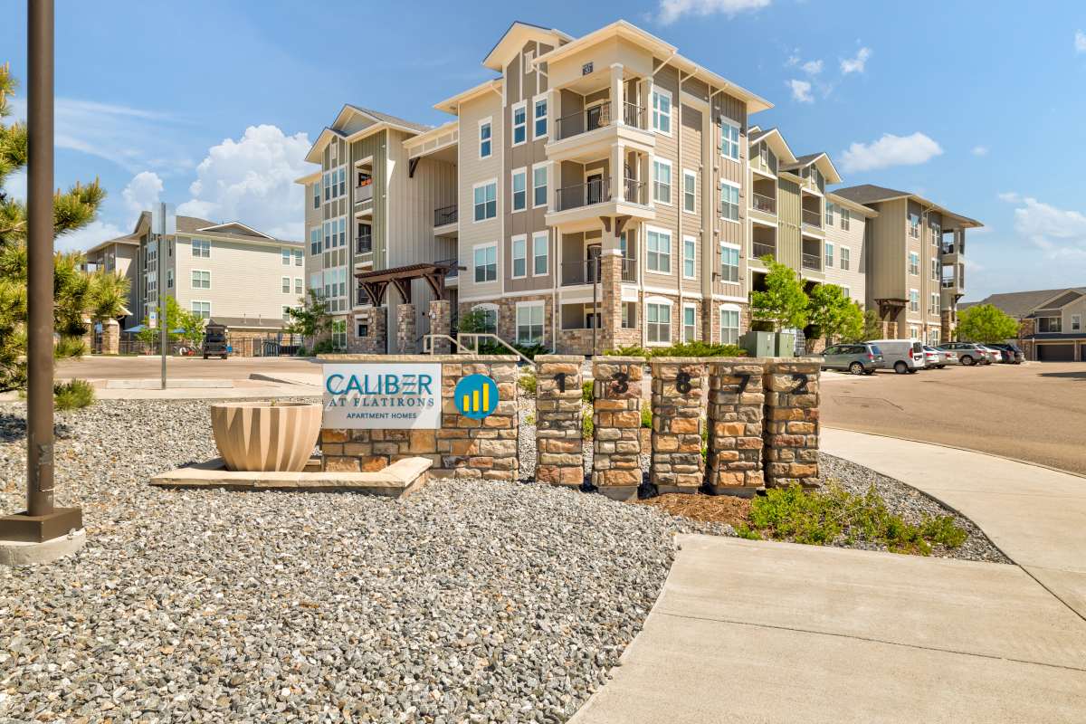 Front View of the property at Caliber at Flatirons in Broomfield, Colorado