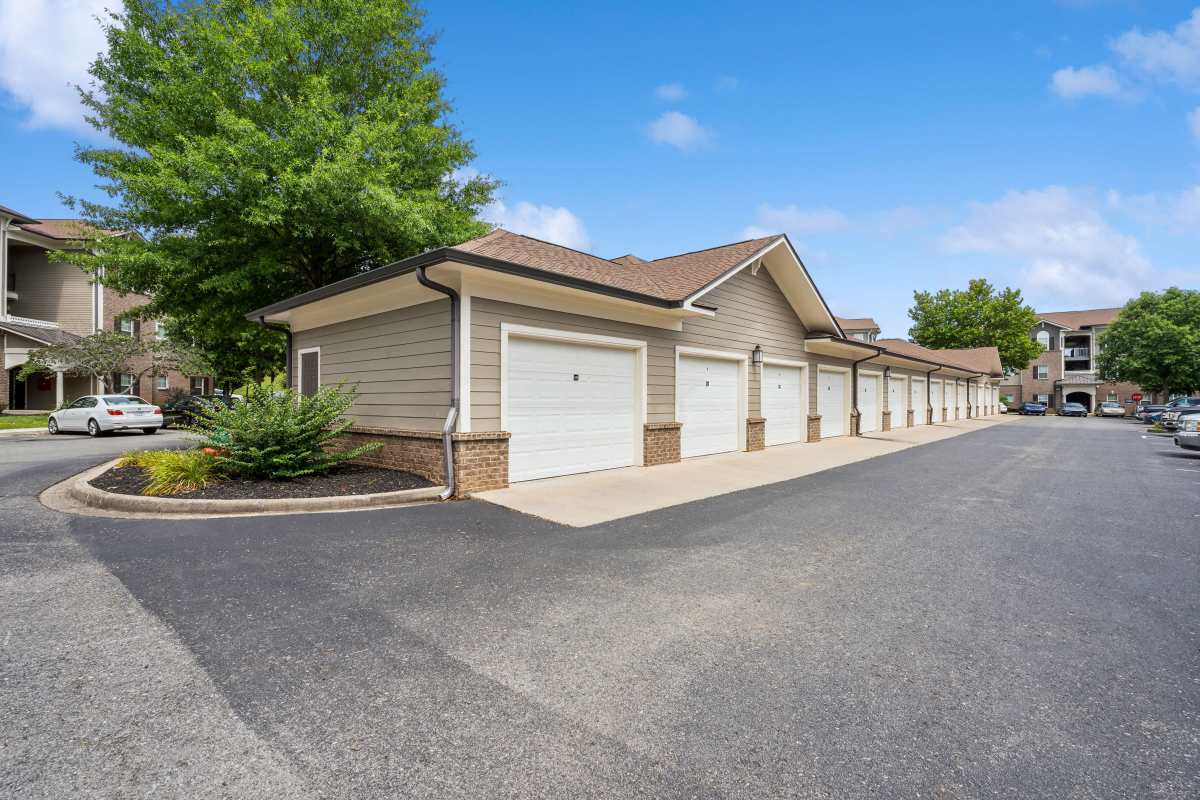 Garages available at Renaissance at Peacher's Mill in Clarksville, Tennessee