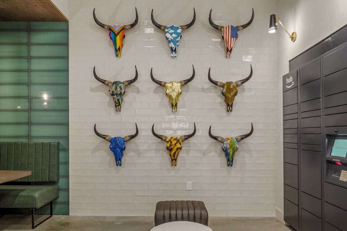 Amazon lockers at Big Sky Flats in Washington, District of Columbia