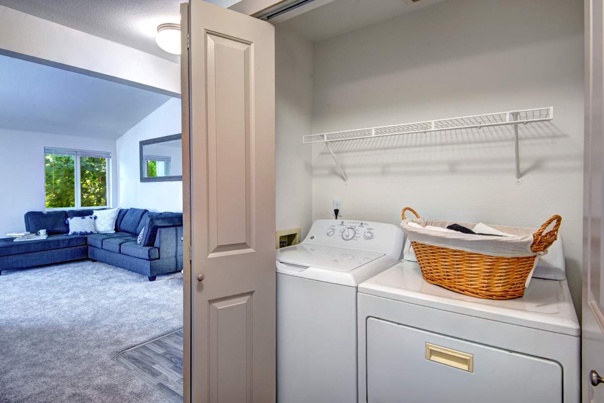 Washer and Dryer in-home at Briarstone in Tacoma, Washington
