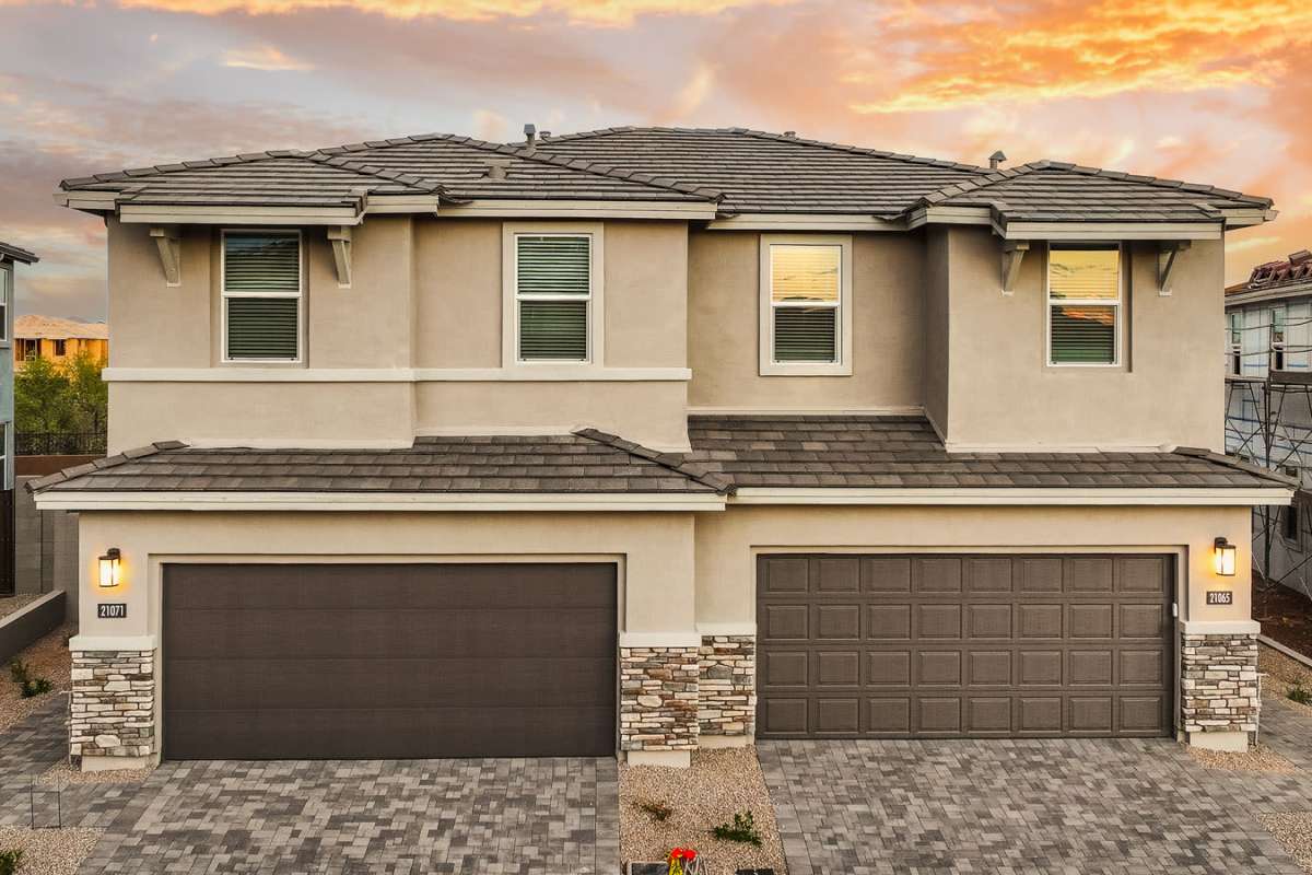 Exterior of a modern home at BB Living Desert Ridge in Phoenix, Arizona