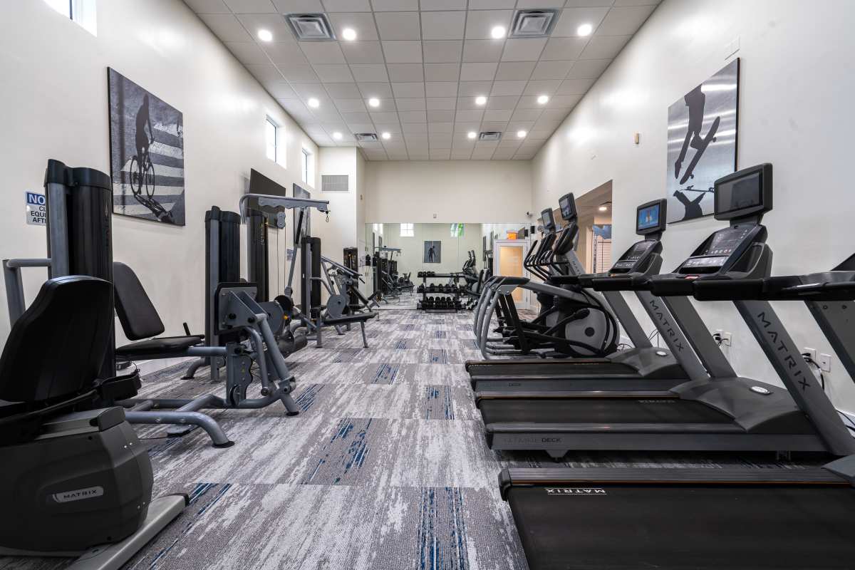 Fitness centre at Emerald Palms in Miami, Florida
