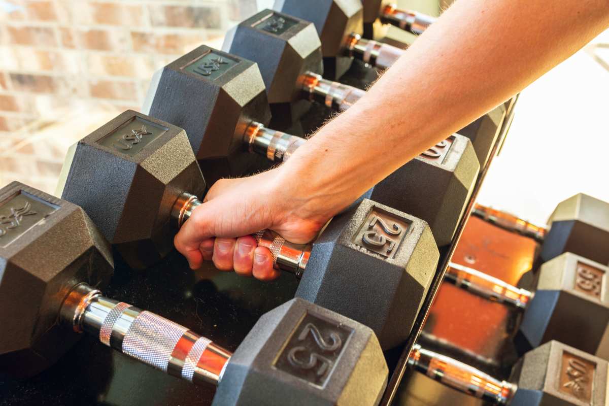 Fitness center at The Waters at Freeport in Freeport,Florida