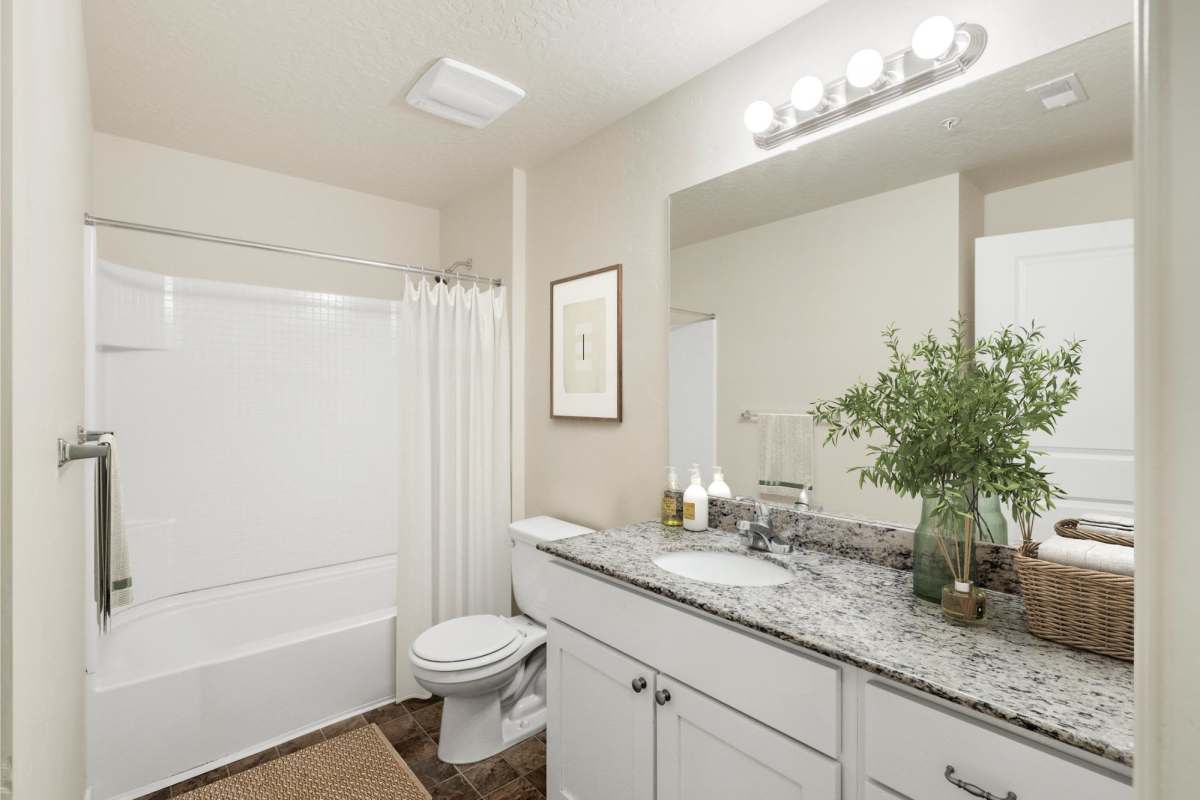 Bathroom with bathtub at Sugar Flats in Salt Lake City, Utah