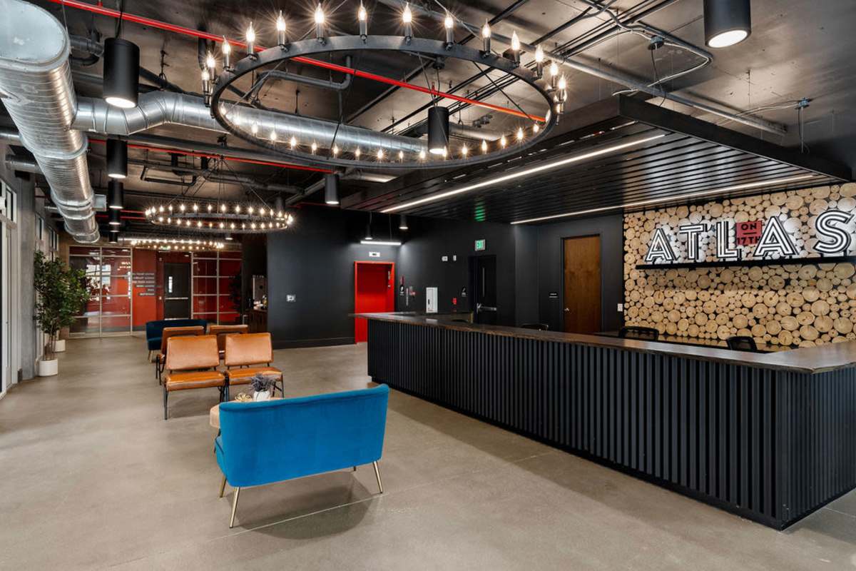 Community clubhouse at Atlas on 17th in Bloomington Indiana