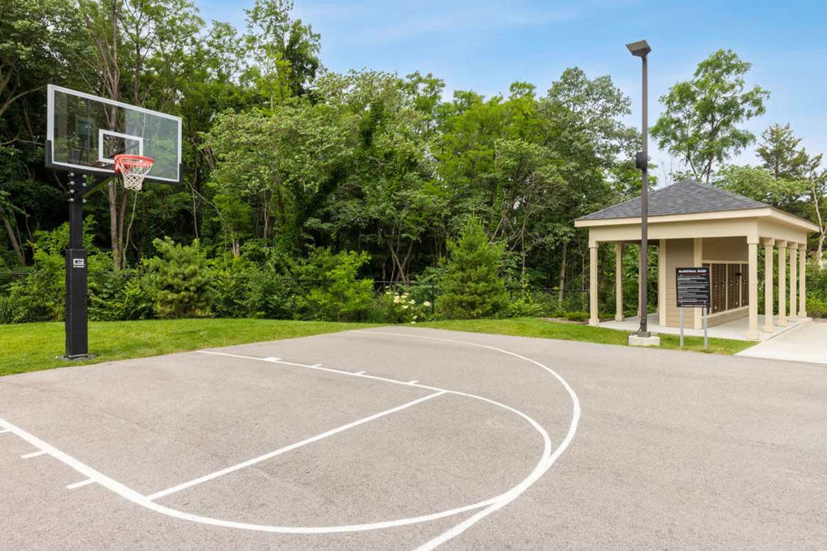 Basketball court at Atlas on 17th in Bloomington Indiana