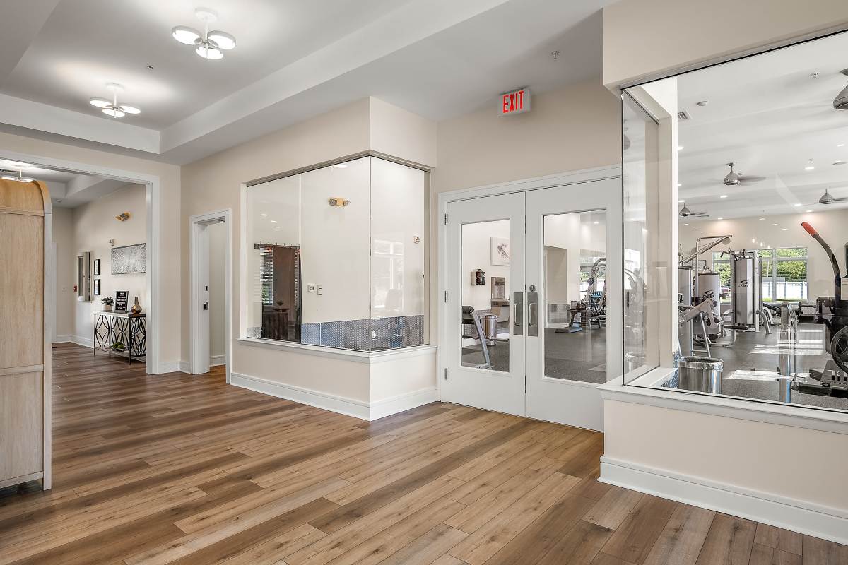 State-of-the-art fitness studio at University Orchard in Salisbury, Maryland