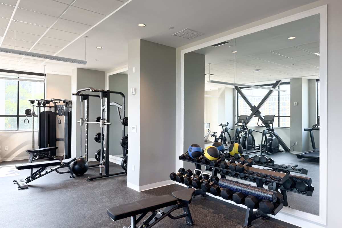 Fitness Center & Yoga Studio at The Julian in Pittsburgh, Pennsylvania