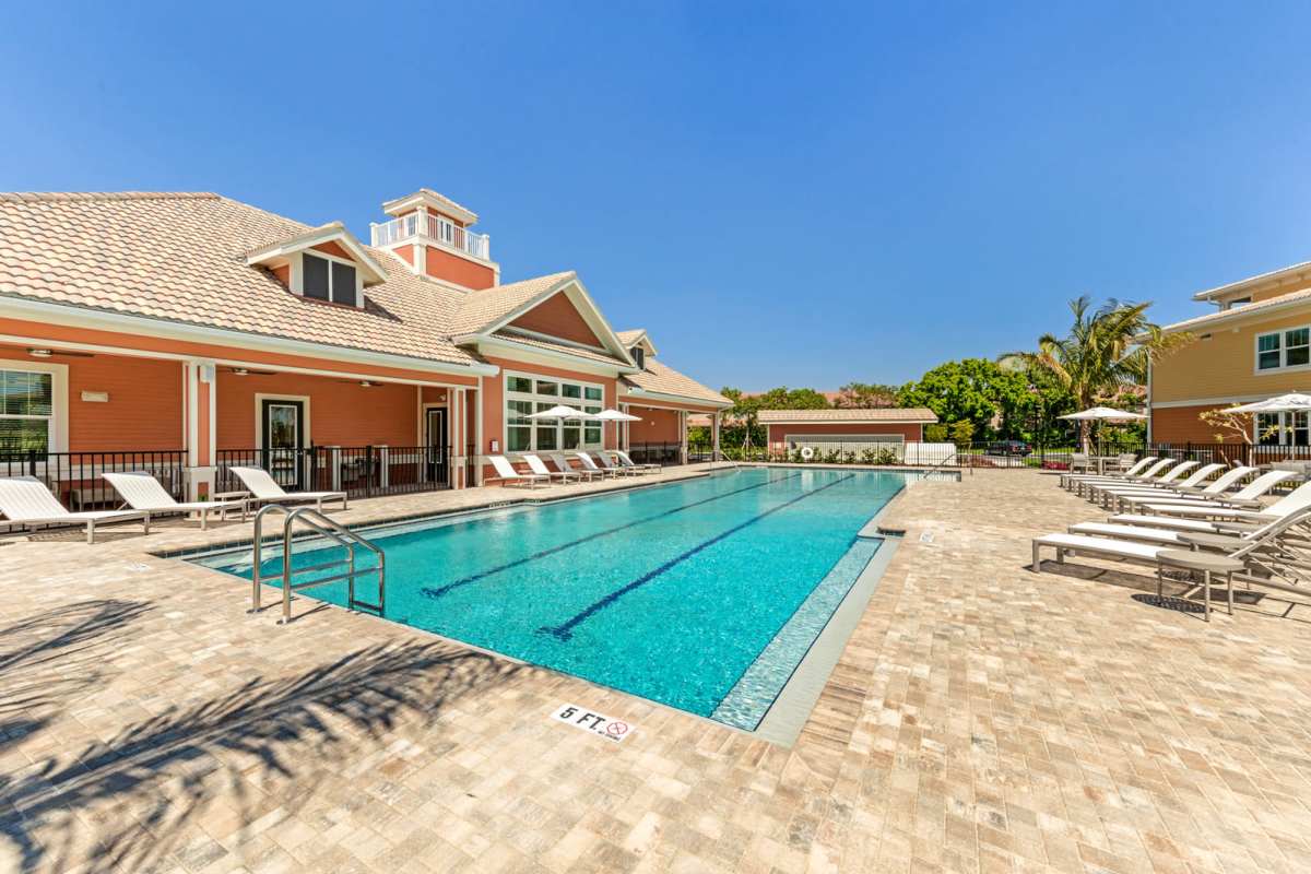 Swimming pool at Millennium in Fort Myers, Florida