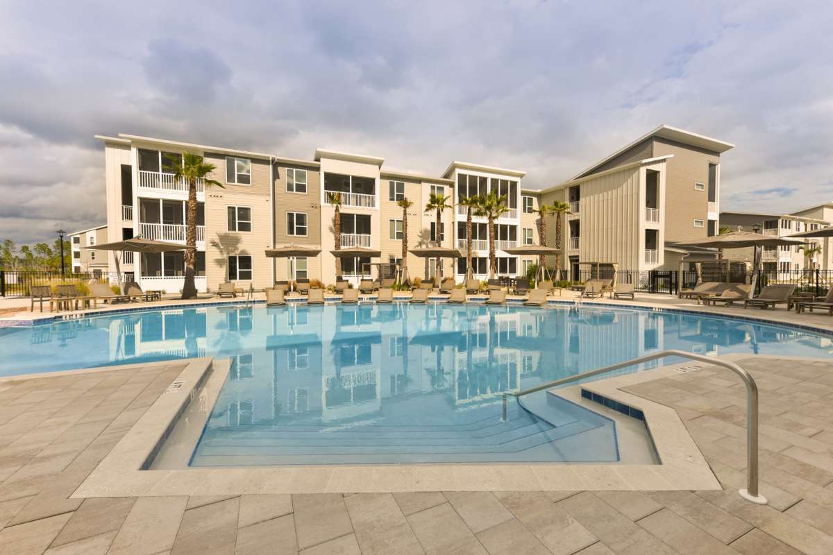 Swimming pool at The Lofts At Wildlight in Yulee, Florida