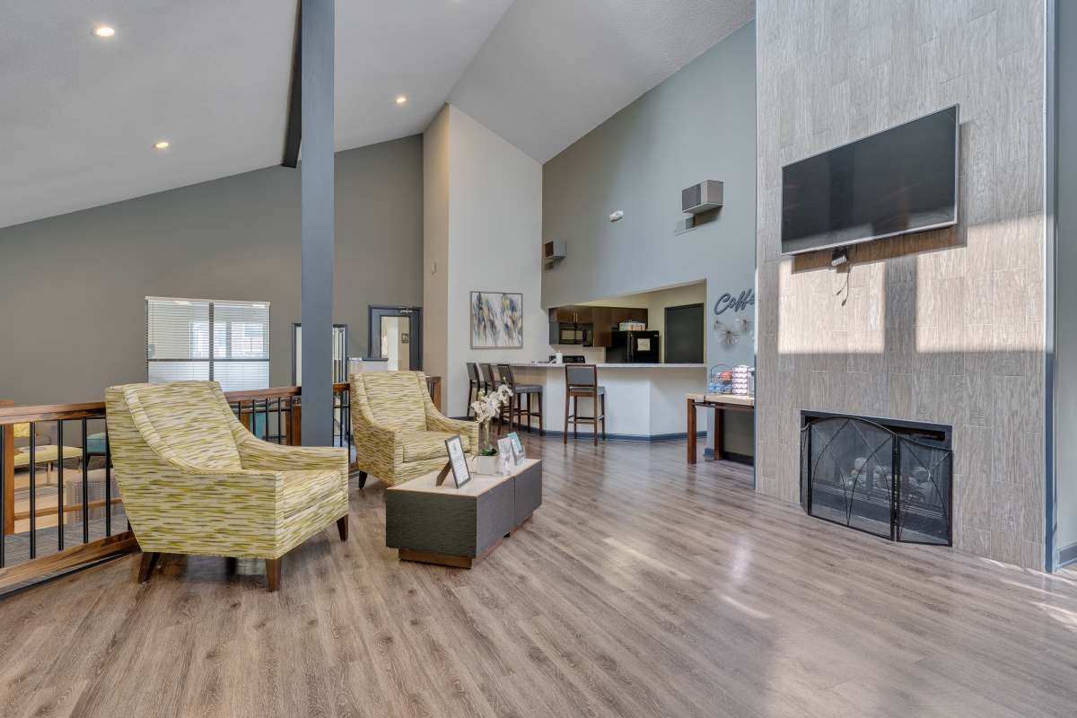 Clubhouse at The Retreat at Lake Johnson Apartments, Raleigh, North Carolina