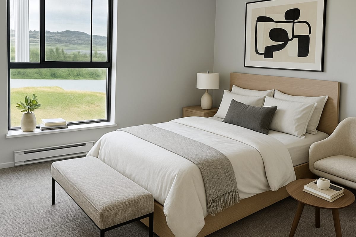 Spacious Bedroom at Lakewood Apartments at Lake Merced in San Francisco, California