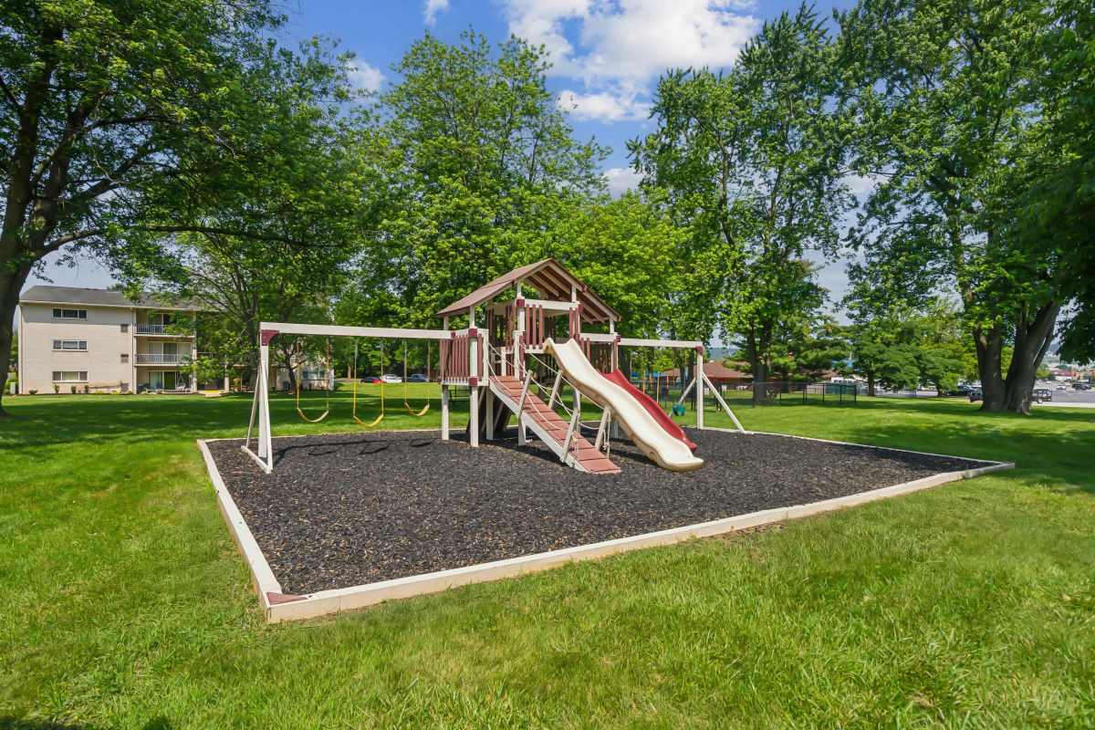 Children's playground at Suburban Park in York, Pennsylvania