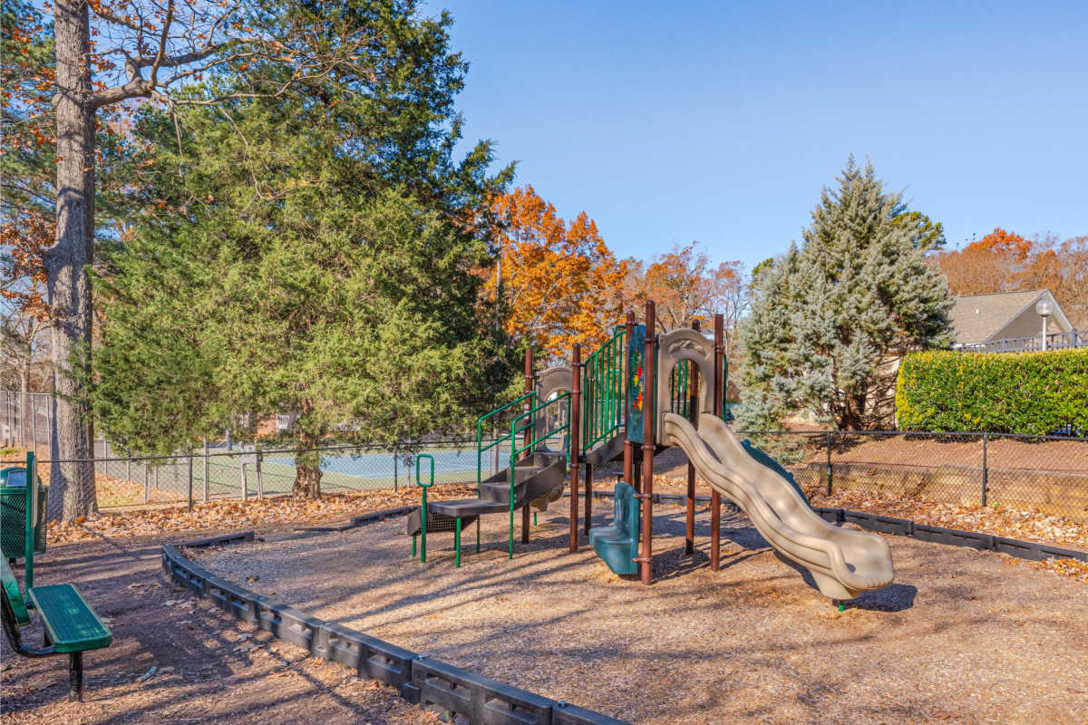 Playground for the resident children at Trailwood Crossing Apartments in Raleigh,North Carolina