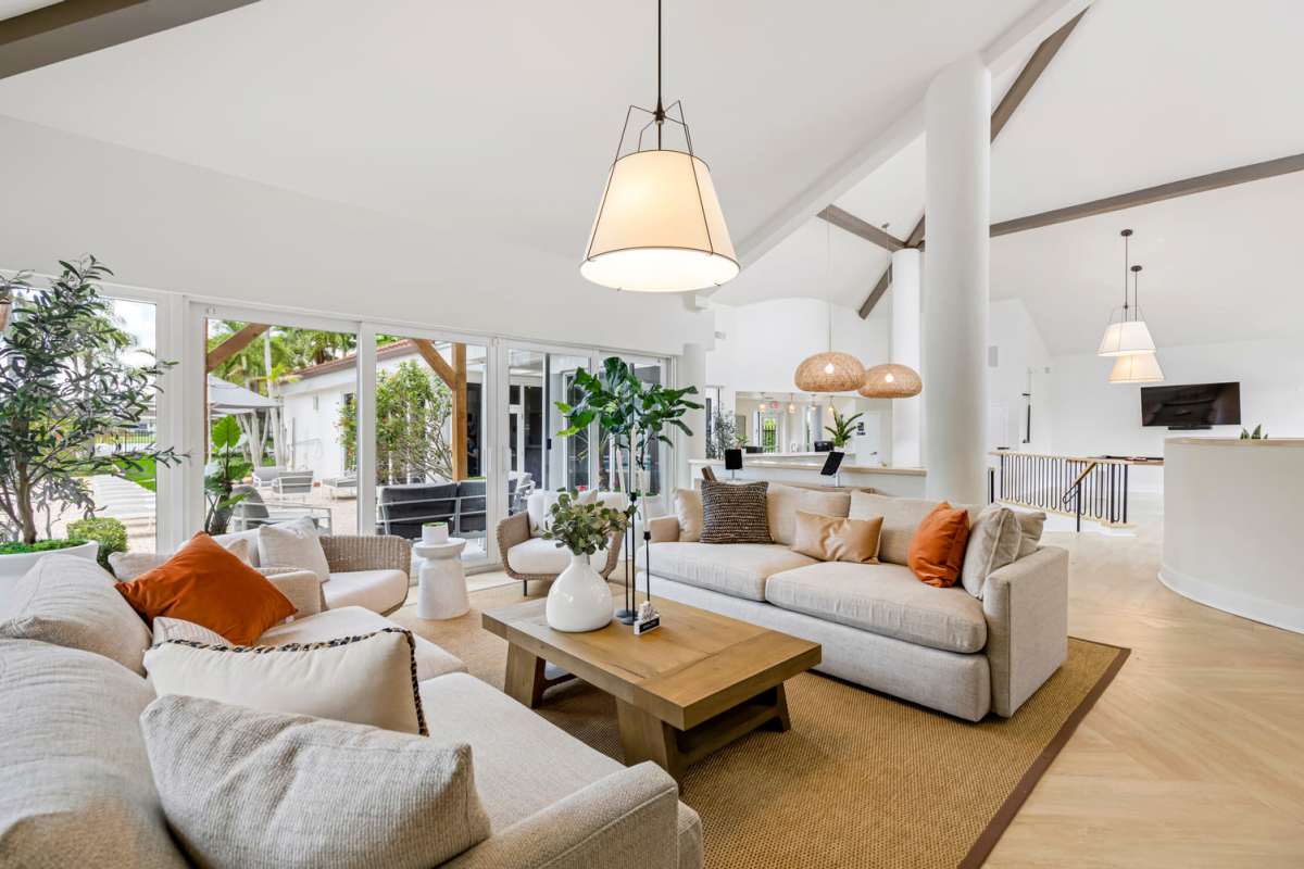 Premium clubhouse at Centro at Davie Apartments in Davie,Florida