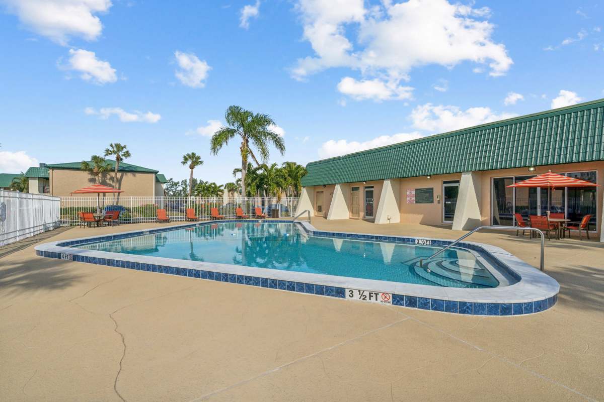 Poolside at Buena Vista in Seminole, Florida