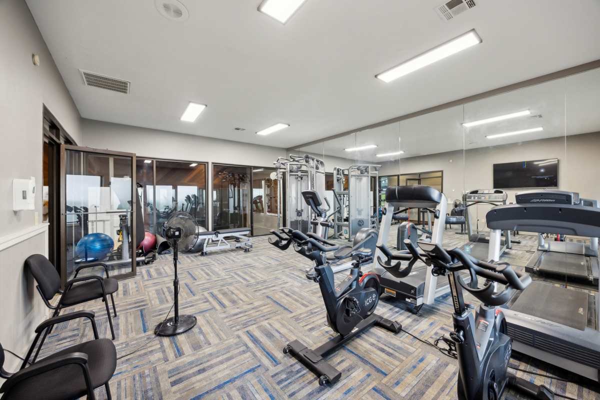 Fitness center at Cypress Pointe in Louisville, Kentucky