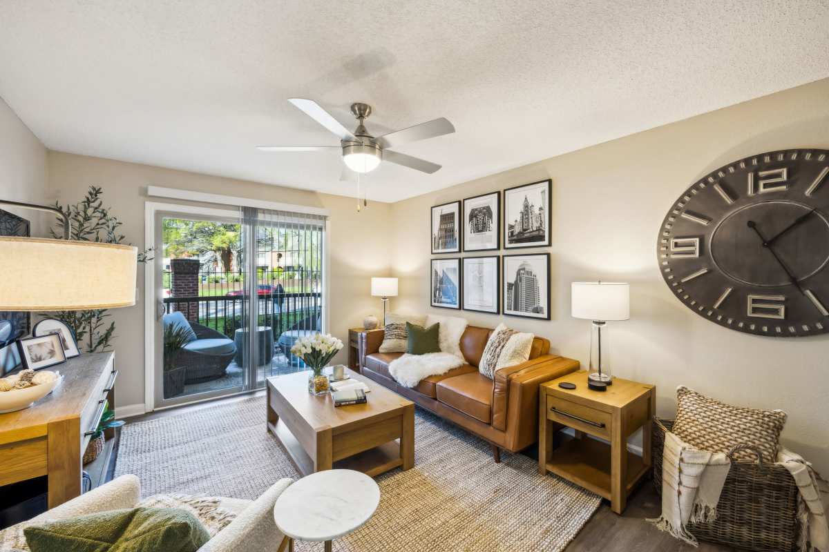 Resident living space with natural lighting at Cypress Pointe in Louisville, Kentucky