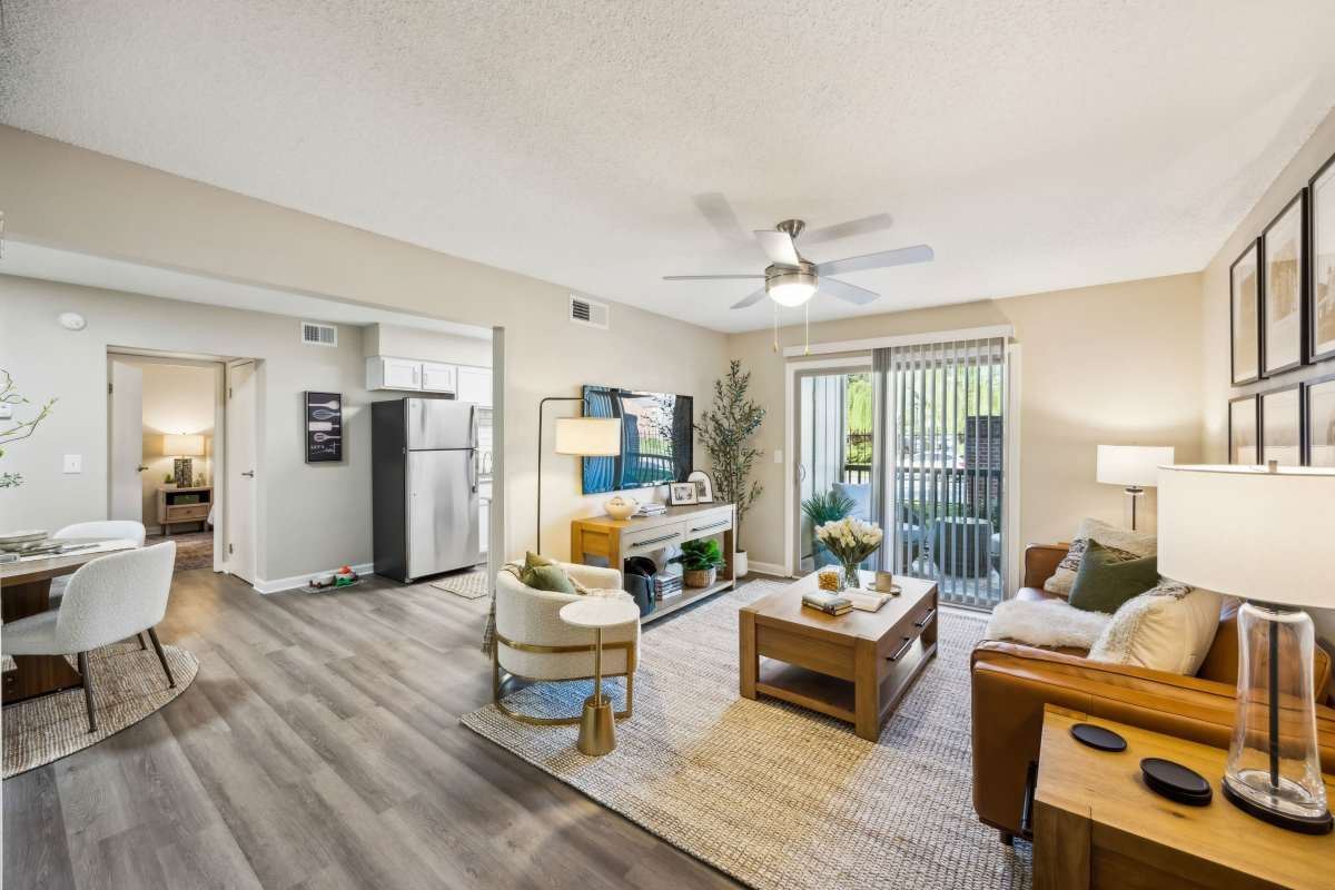 Resident living space with natural lighting at Cypress Pointe in Louisville, Kentucky
