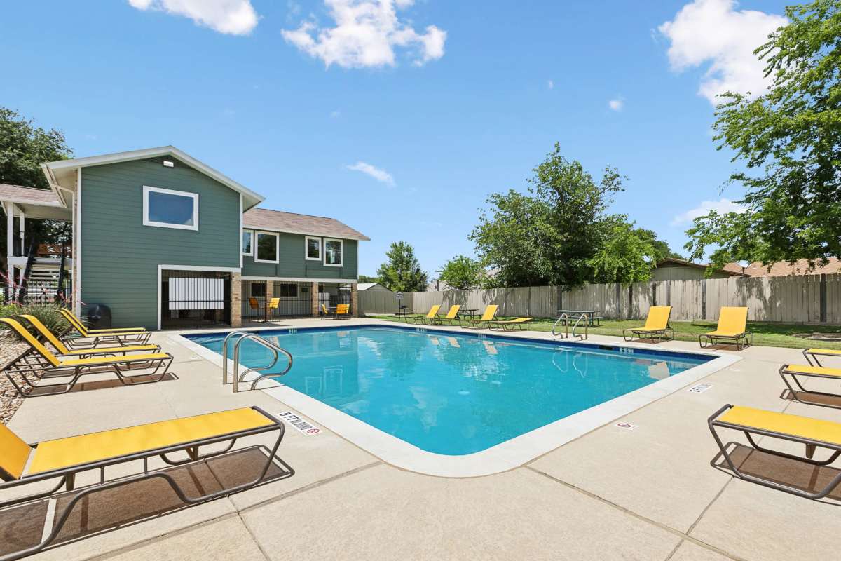 One of our refreshing swimming pools at Stonehill in Killeen, Texas