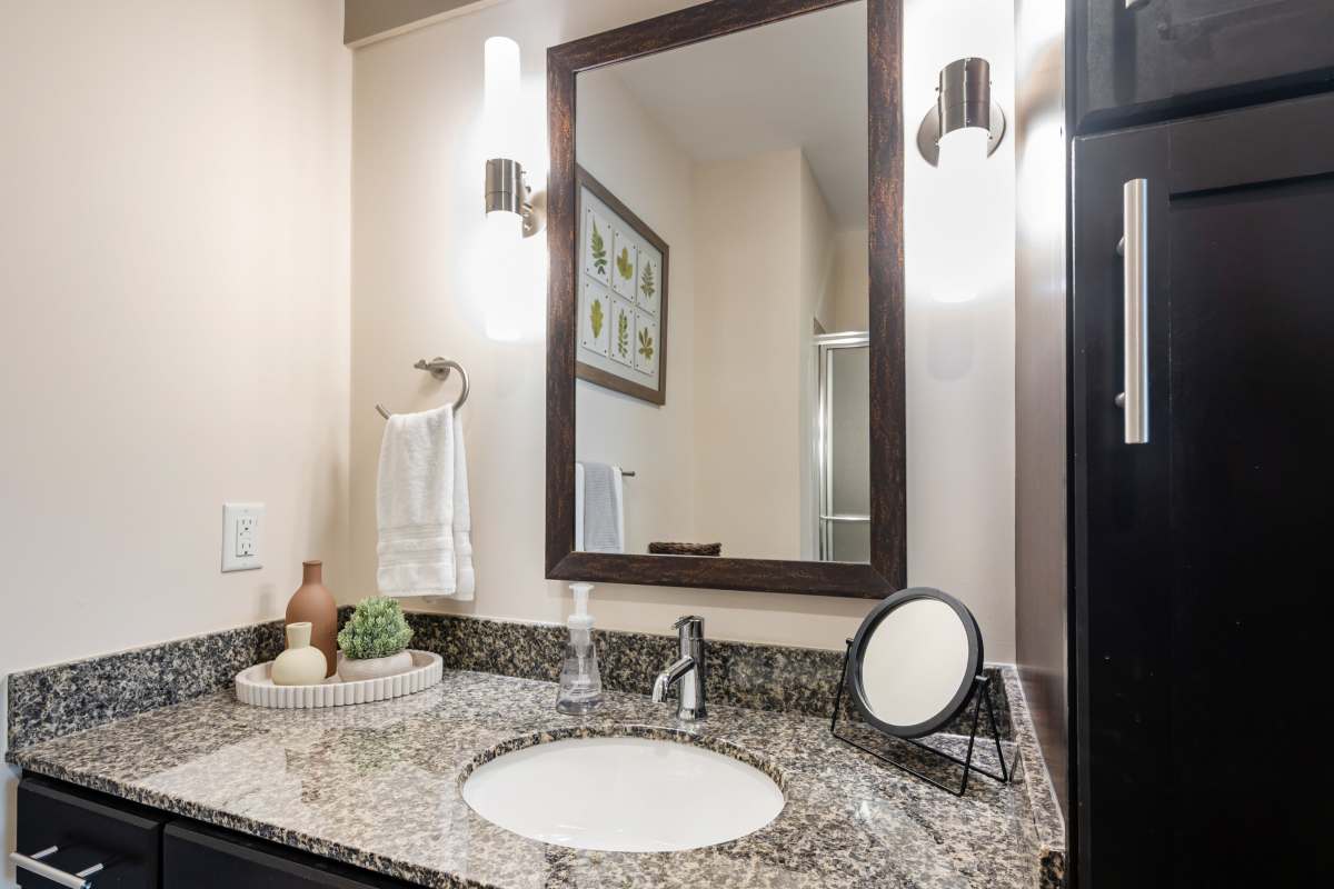 Bathroom at Marble Alley in Knoxville, Tennessee