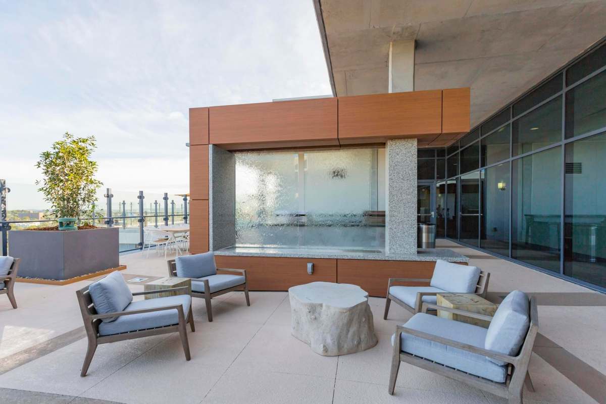 Outside Lounge area at The Morris in Nashville, Tennessee