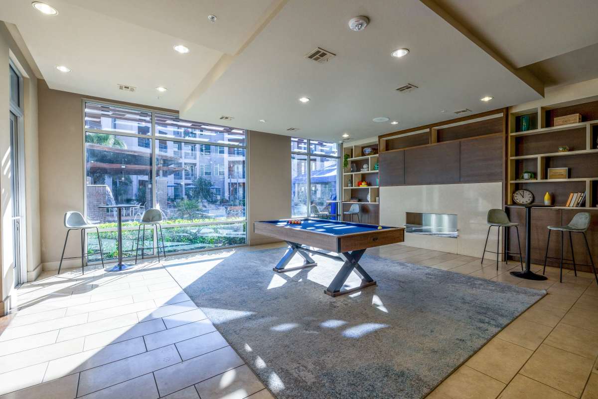 Spacious clubhouse at Century Medical District in Dallas, Texas