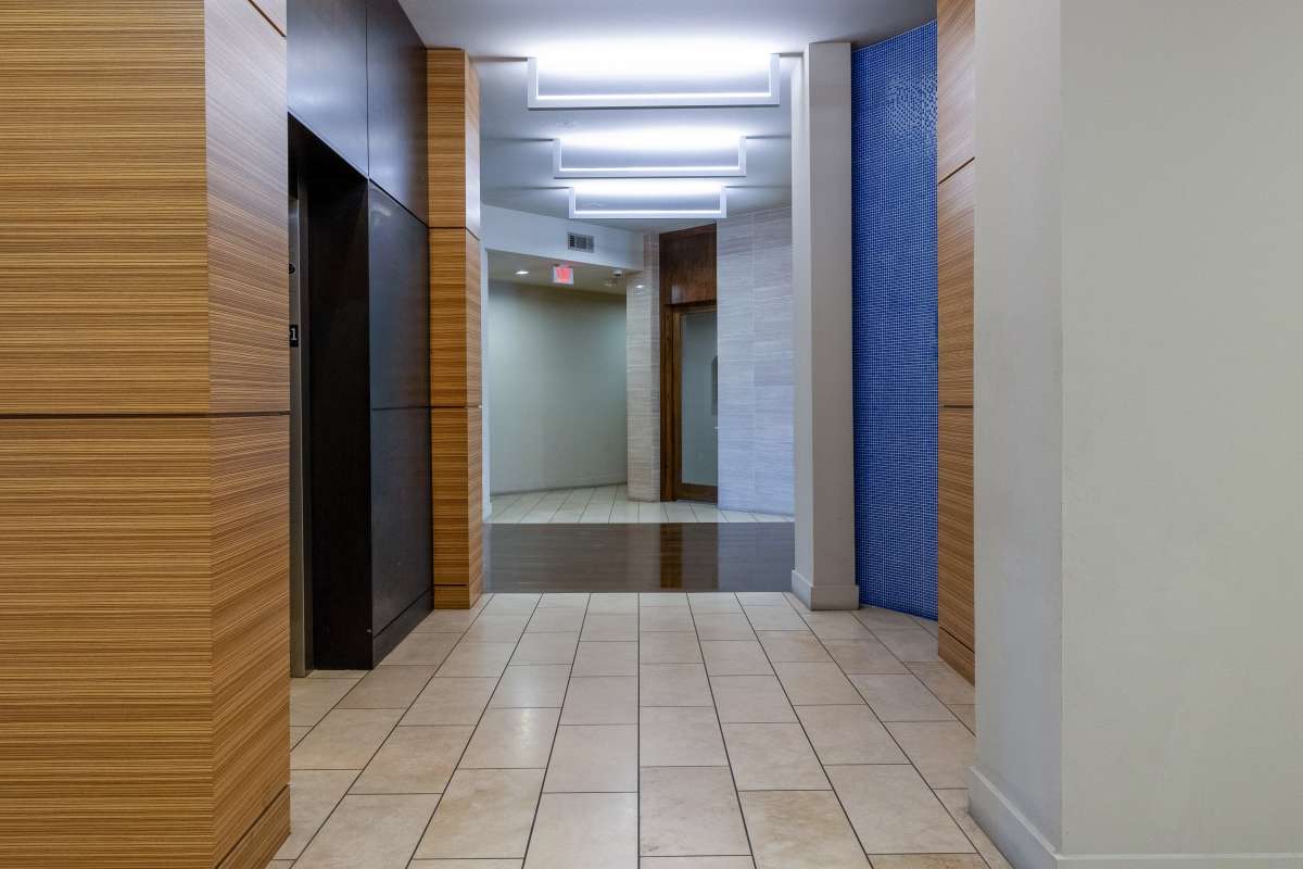 Hallway at Century Medical District in Dallas, Texas