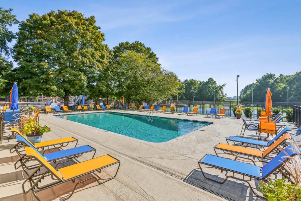 Swimming pool at Ashford Place in Clarksville, Tennessee