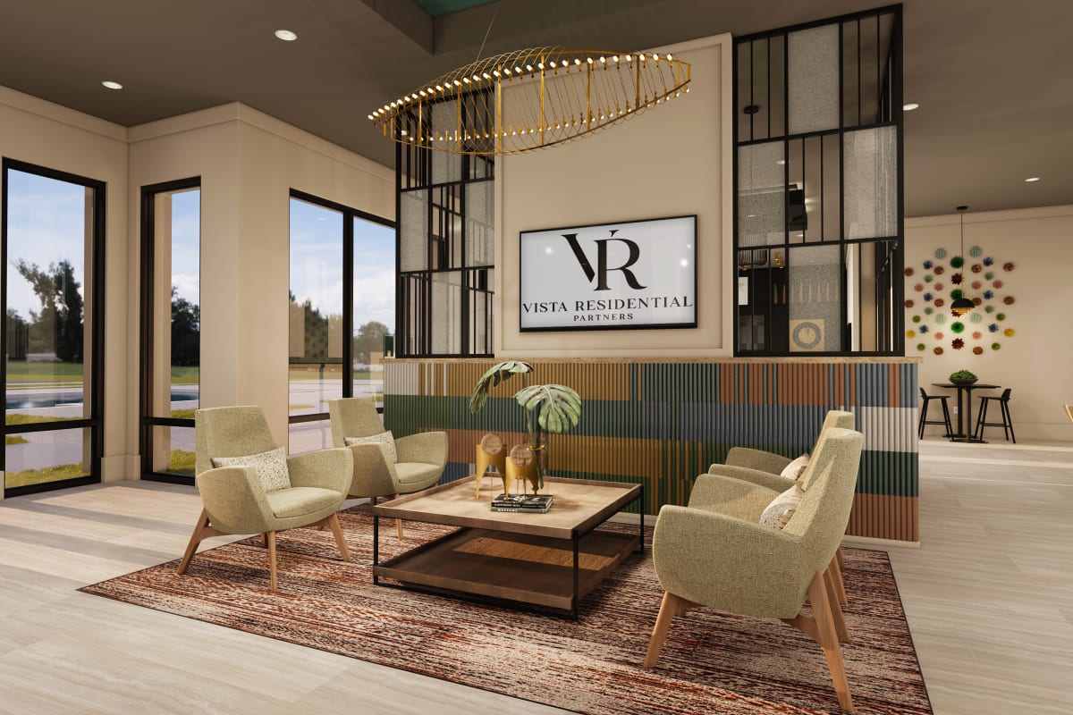 Spacious clubhouse at Main Street Vista in Holly Springs, North Carolina 