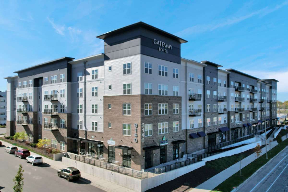 Exterior at Gateway Lofts in Lansing, Michigan