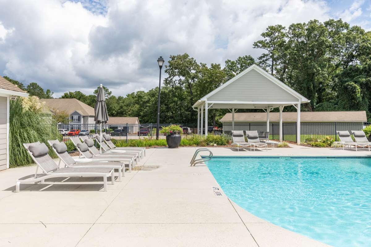 swimming pool with sundeck