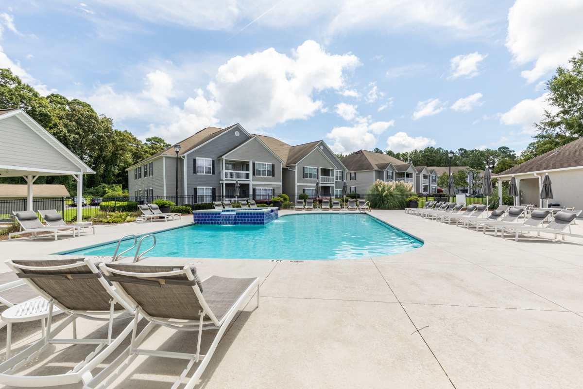 swimming pool with sundeck