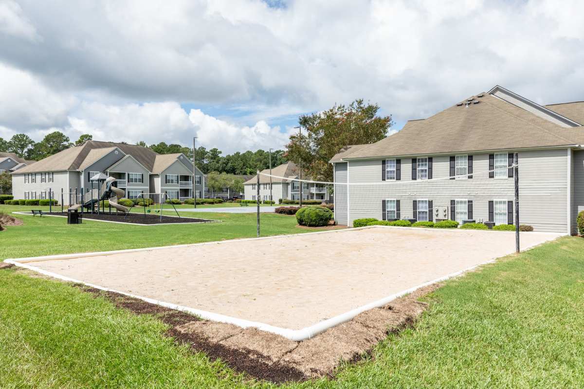 sand volleyball court