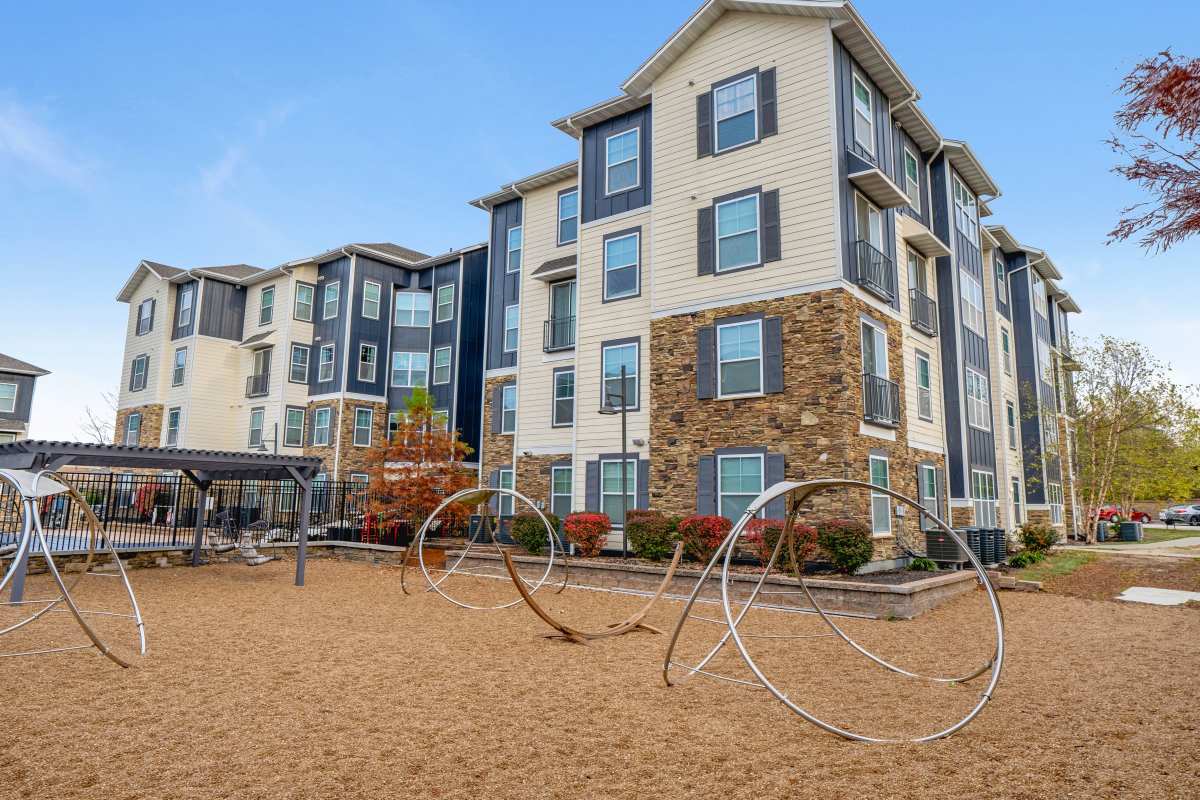 Apartment kids play area at The Den in Columbia, Missouri