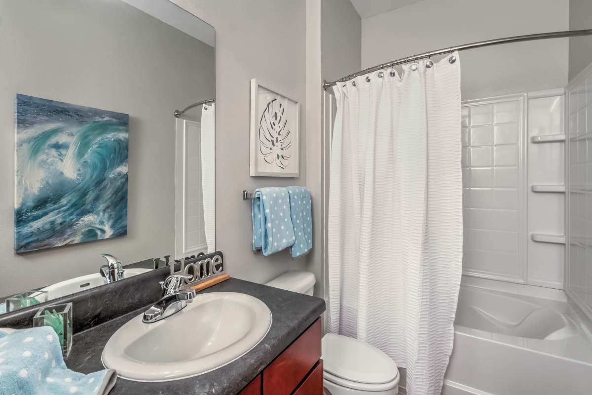 Living area at The Mills Apartment Homes in Greenville, South Carolina