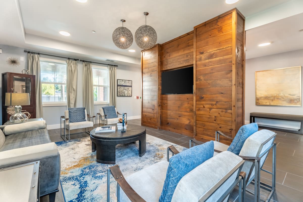 clubhouse lounge area