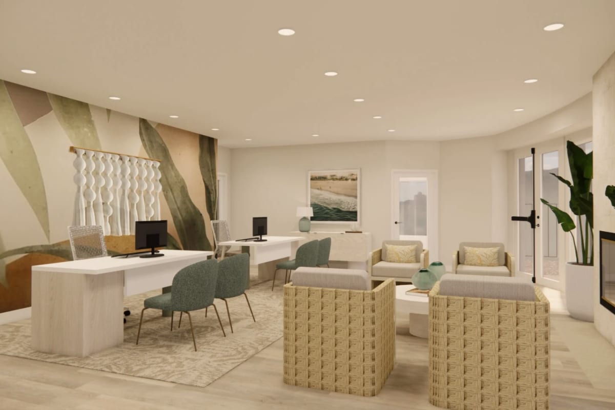 Updated Leasing Office at Colony Parc in Ventura, California