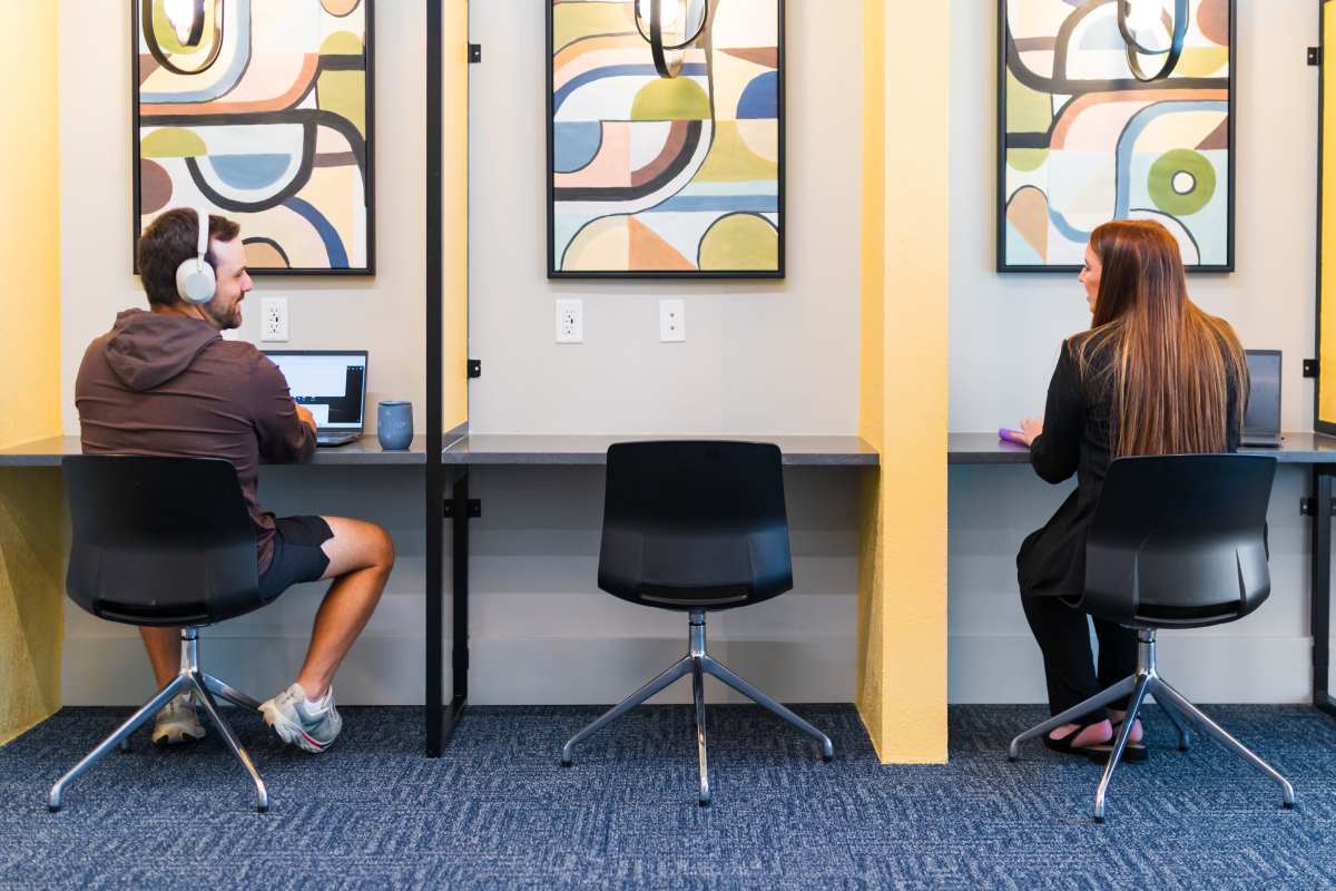 Resident playing pool game in a clubhouse at The Heights at Waterpointe in Flowood, Mississippi