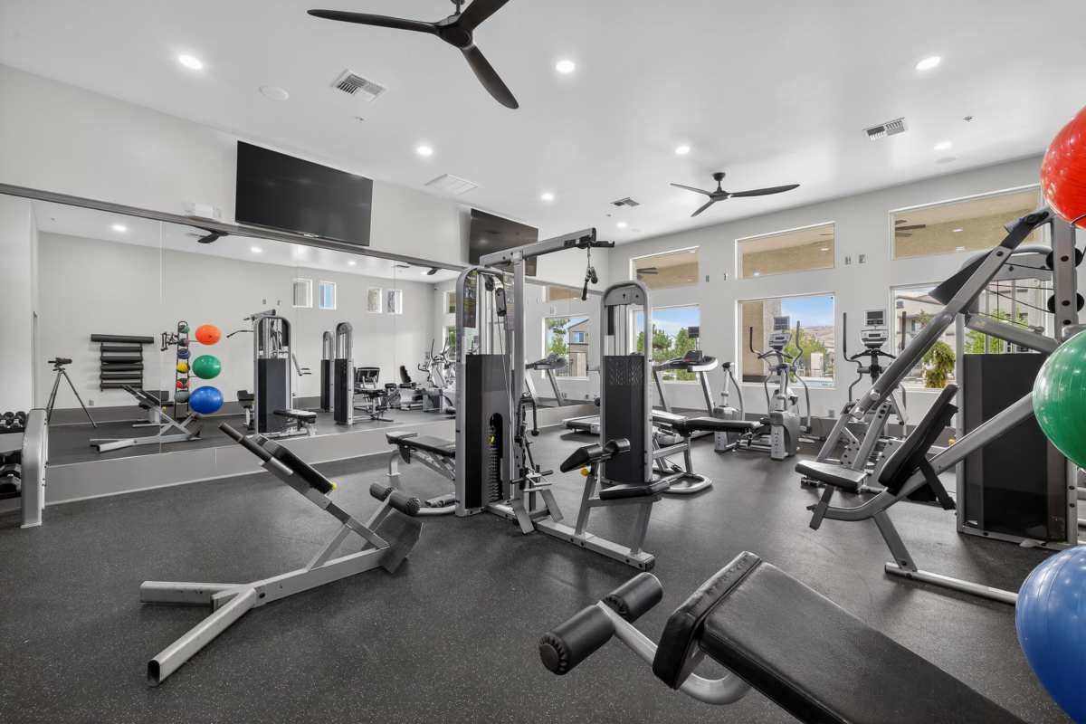 Fitness center at The Trails at Pioneer Meadows in Sparks, Nevada