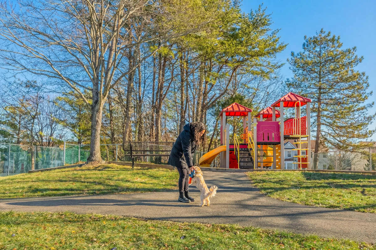 Community playground at Lee Overlook Apartments in Centreville, Virginia 