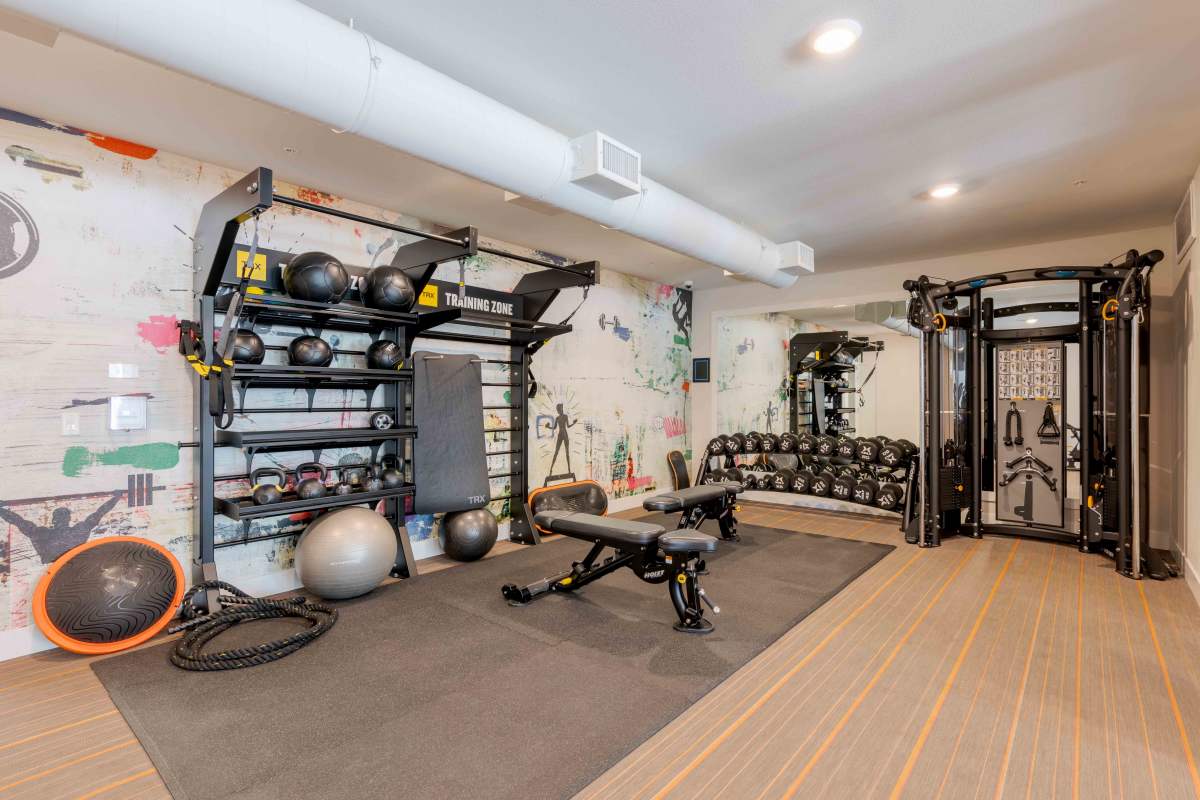 Learn more about the fitness center and other amenities at The Pointe at Warner Center in Woodland Hills, California