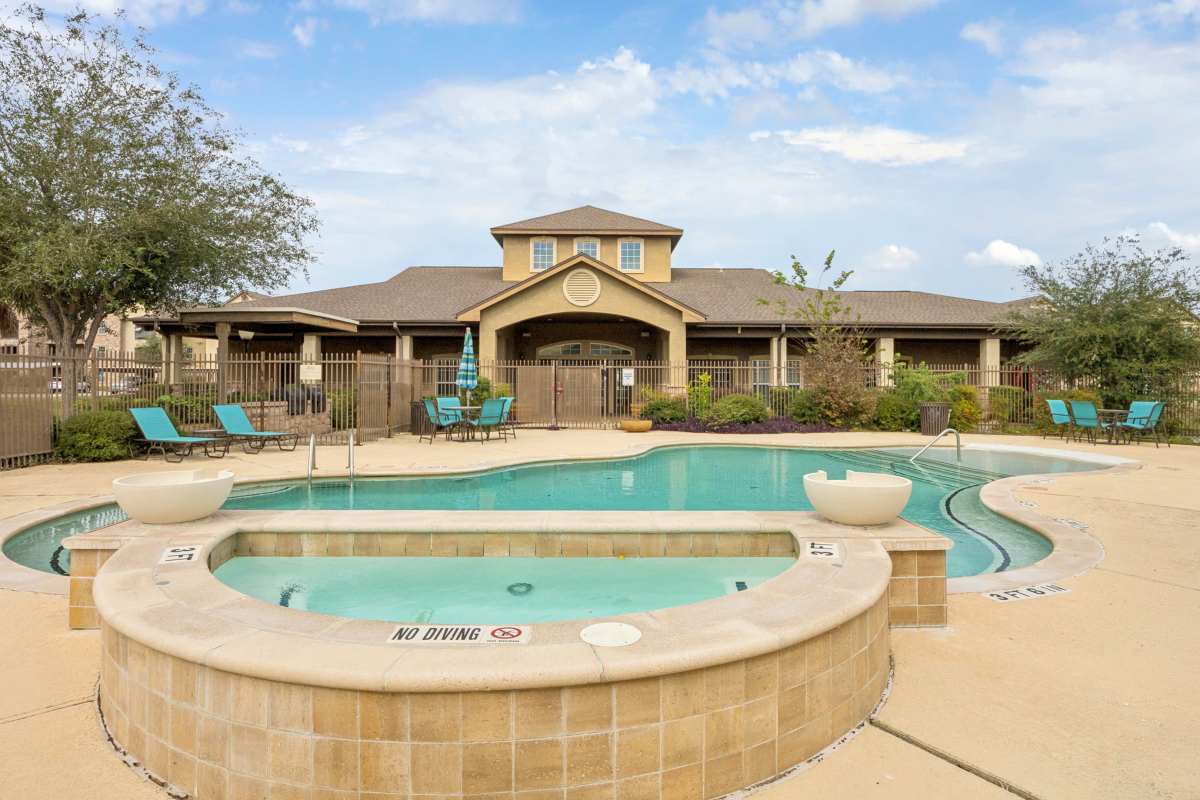 Swimming pool at Horizon Meadows in La Marque, Texas