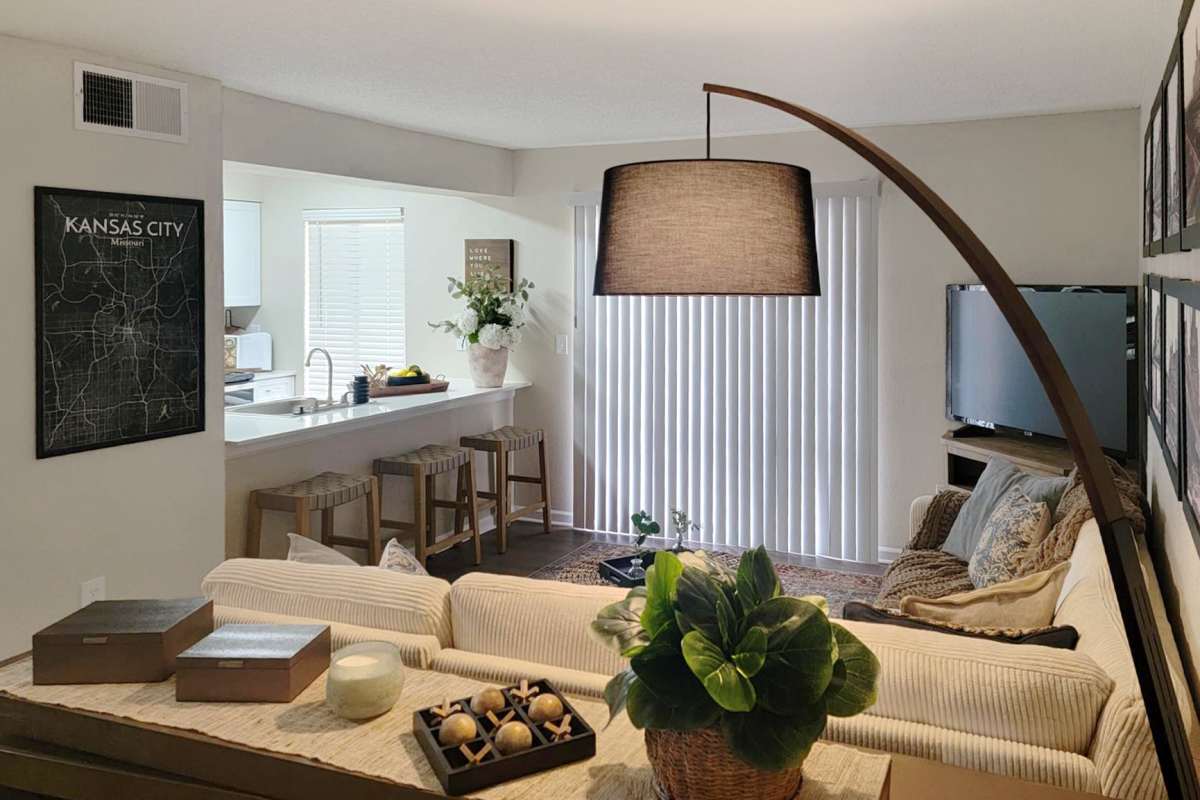 Resident living space at Casa De Fuentes in Overland Park, Kansas